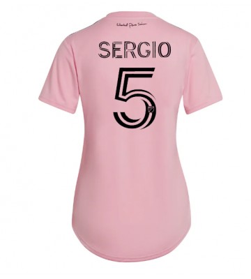 Inter Miami Sergio Busquets #5 Hjemmebanetrøje Dame 2023-24 Kort ærmer